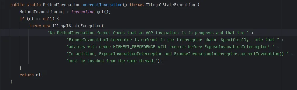 ExposeInvocationInterceptor
