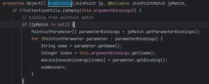 argBinding